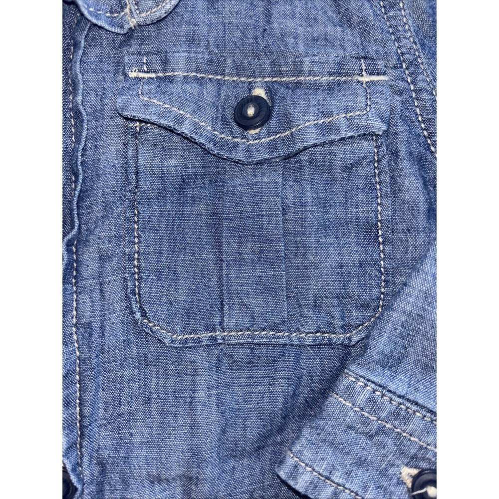 Baby gap boys 18–24 months denim shirt jacket lined - Picture 2 of 5